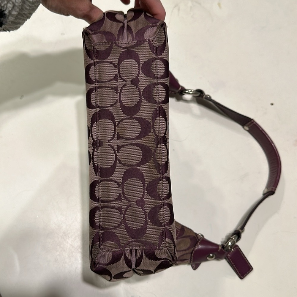 Coach bag, meduim, purple
